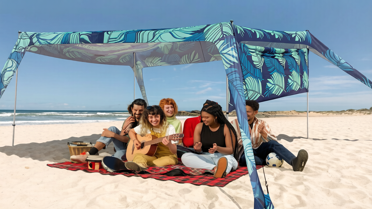 How to Choose the Perfect Beach Canopy: A Spacious Sun Shelter for 4-10 People