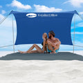 Portable Travel Tents, Beach Tent with Sand Bag and Shovel, UPF50+ Sun Shelter Canopy Reinforced Corners